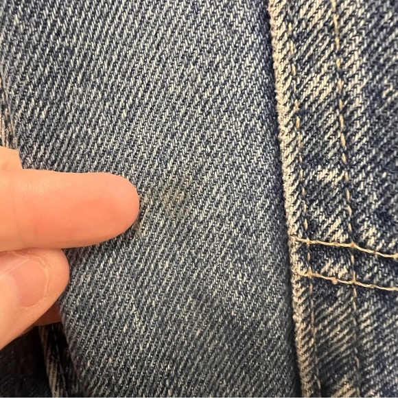 Vintage Dickies Dad Jeans in faded blue altered size 38x27 - Picture 7 of 12